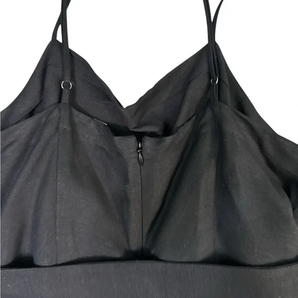 Loft Stylish Women black short romper with Belt - Picture 5 of 8